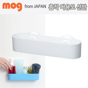 대림바스 일본 직수입 MOG 욕실 흡착 다용도 선반 / 화이트